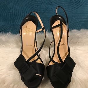 Christian Louboutin Disconoeud 140 Crepe Satin size 40